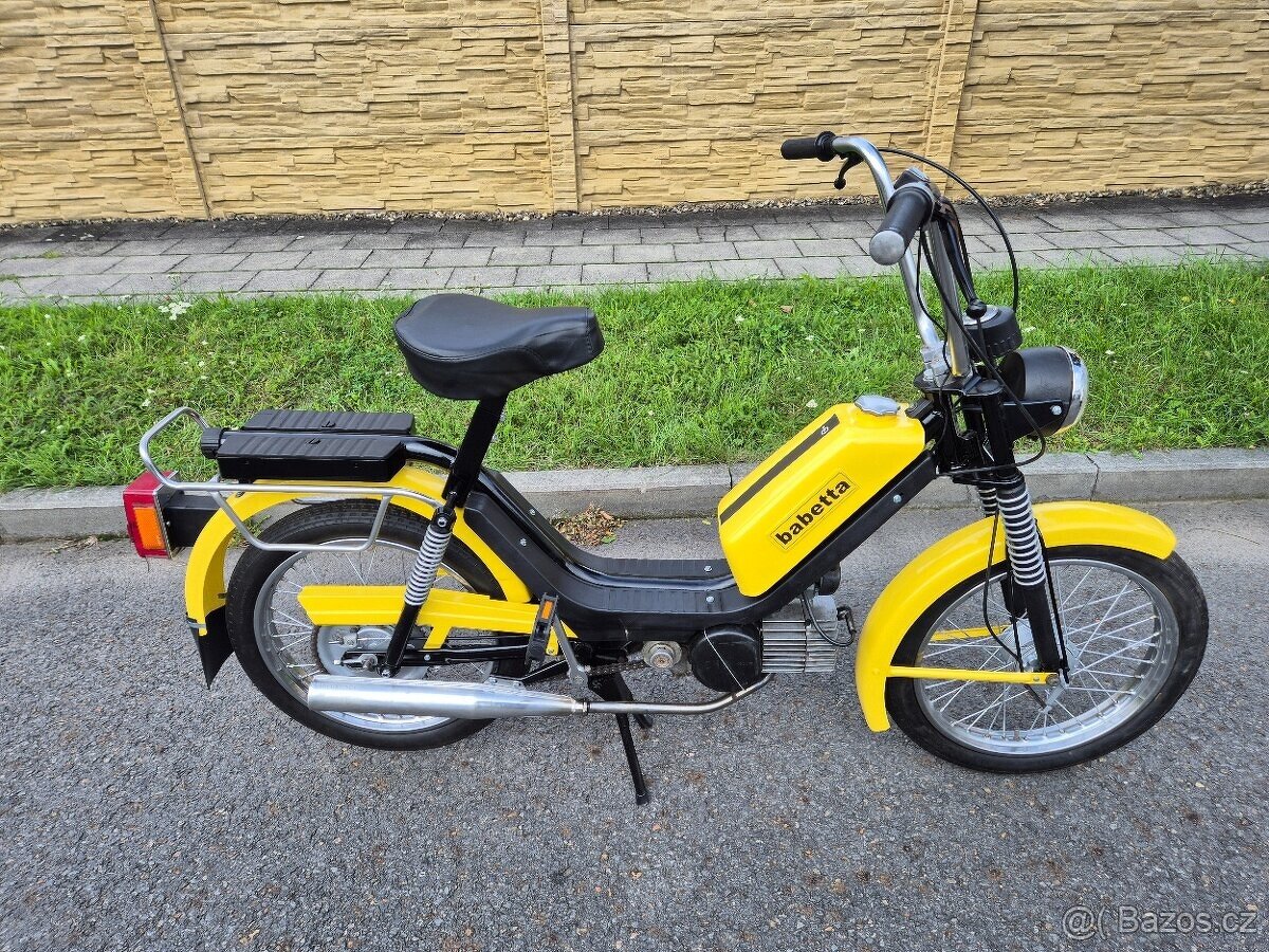 Babetta 210 po komplet GO(RENOVACI),s kartičkou, velmi pěkná - 4