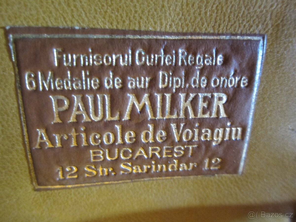 kožený kufřík I.republika SLEVA - 4