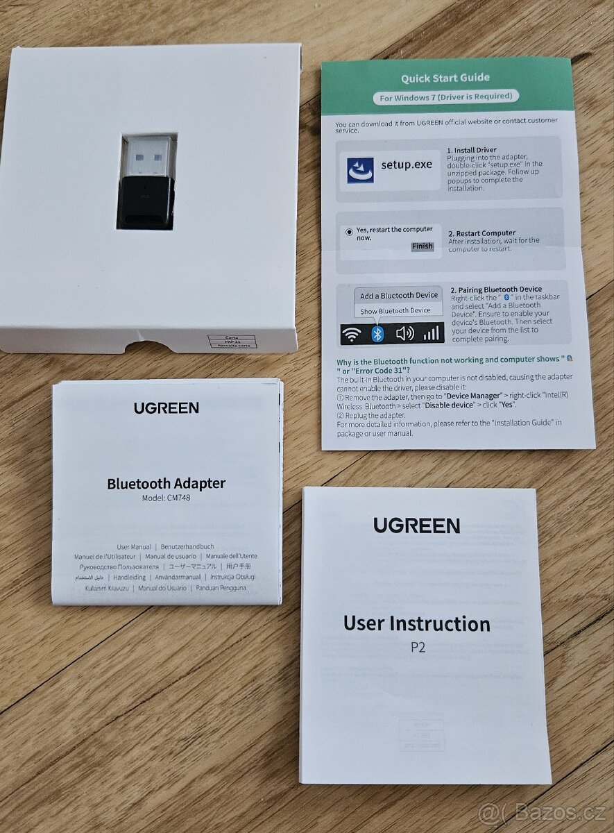 UGREEN USB-A Bluetooth 5.4 Adapter - 4