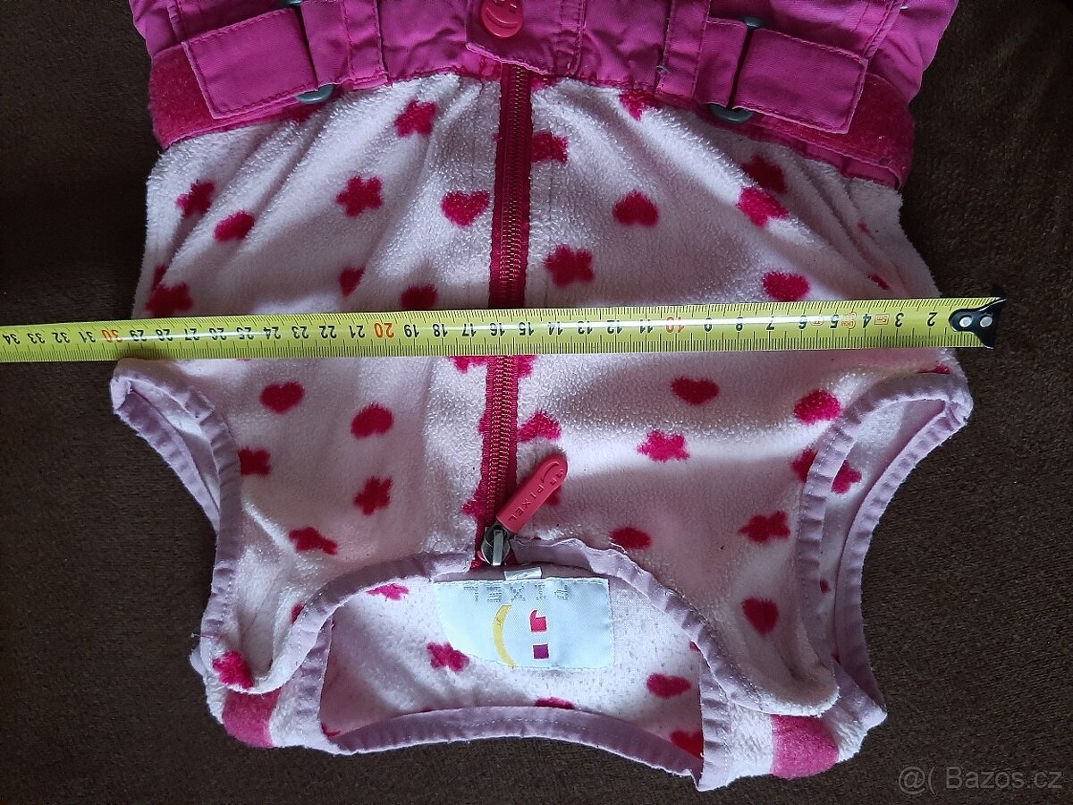Dívčí růžové oteplovací kalhoty - 4