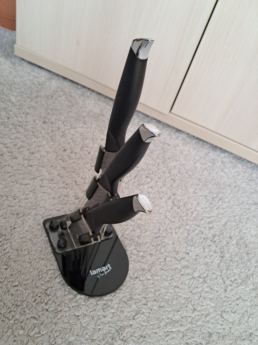 Sada 3 keramických nožů LAMART řady NOIR - 4