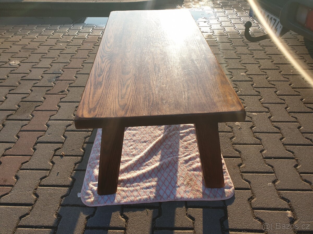 Dubový stolek Holandsko - 4