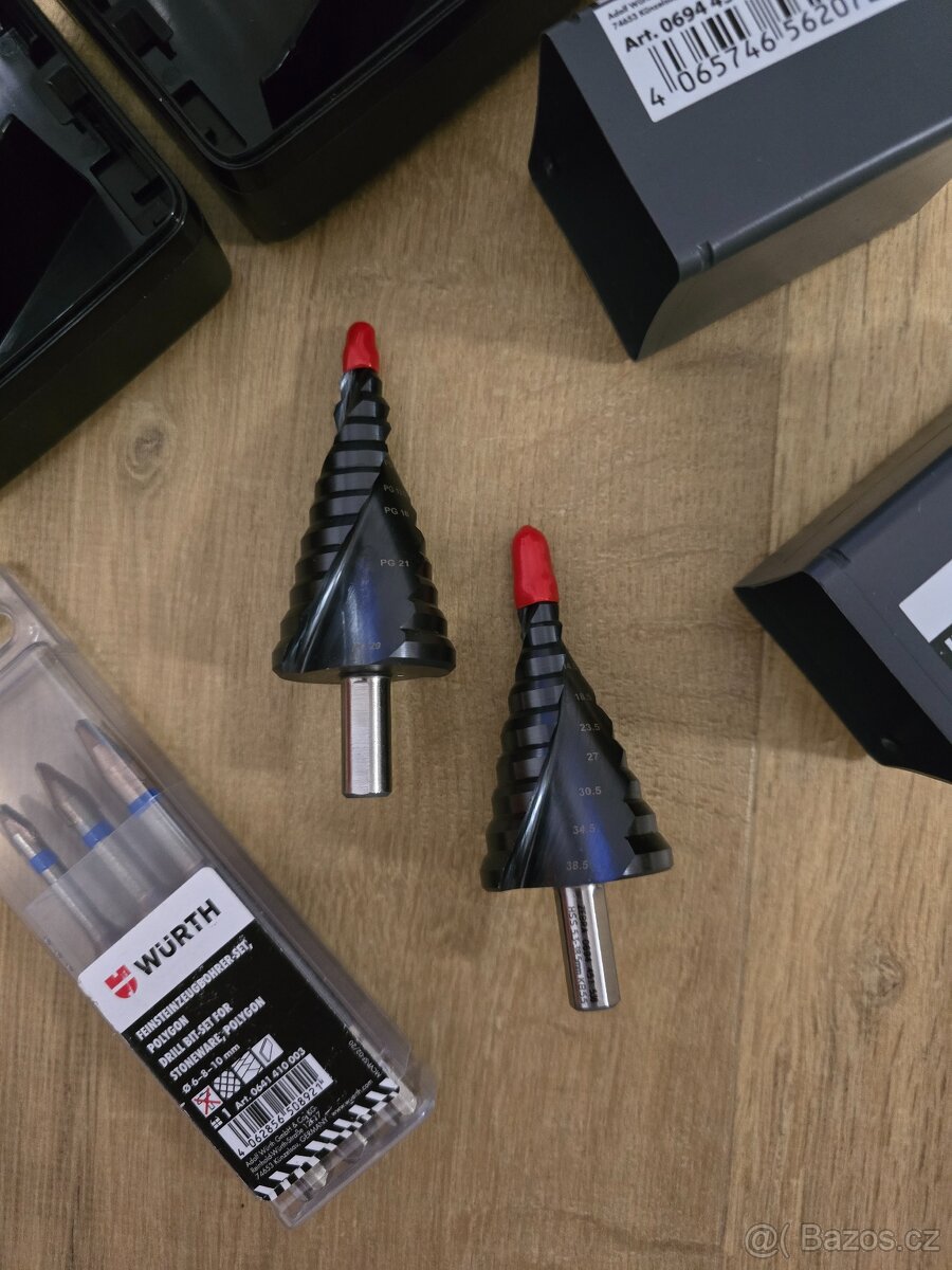 Wurth sadá zavitnikov stromčekovy Stupňový vrták nové - 4