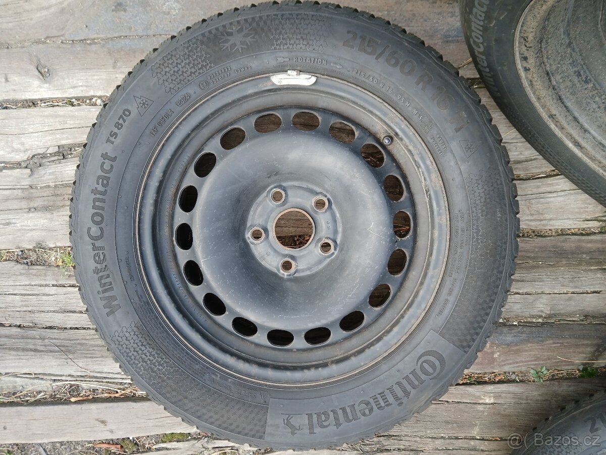 Continental WinterContact TS870, 215/60 R16, 2x 9mm, 2KS - 4