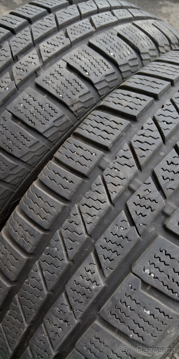 PRODÁM 2 KUSY POUŽITÉ ZIMNÍ PNEU CONTINENTAL 175/65/15 - 4
