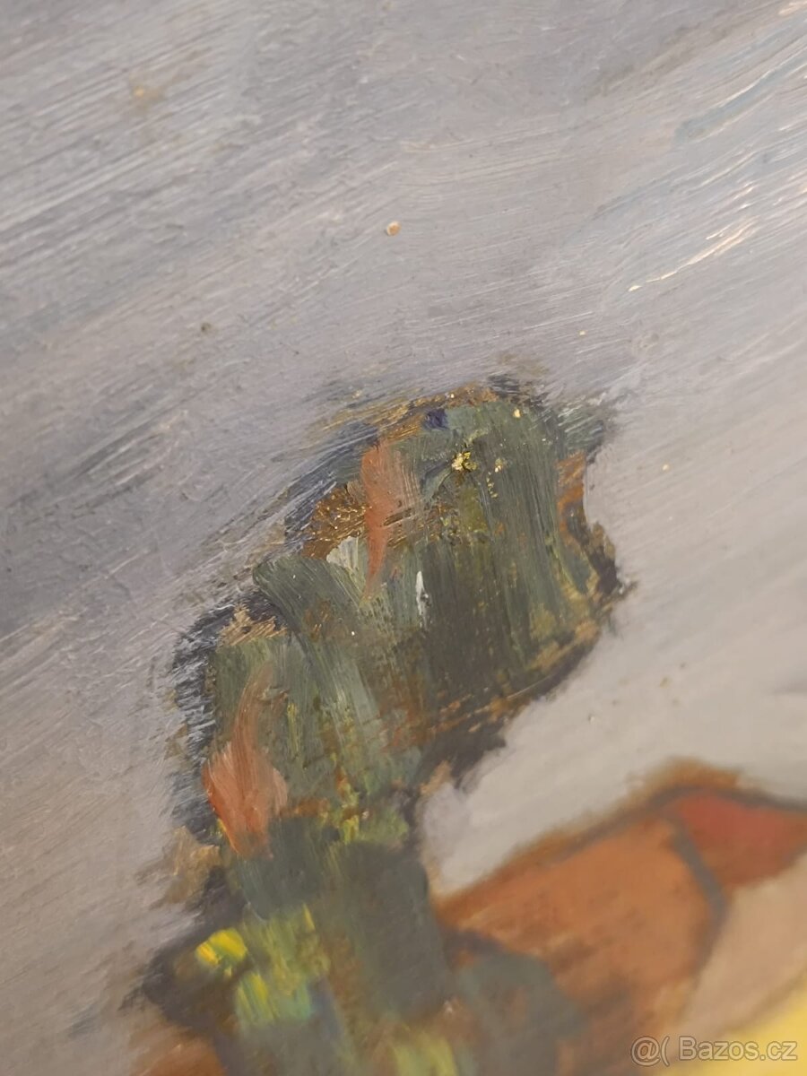 Obraz Jindřichův Hradec, Cihelna, olej 37x40 - 4