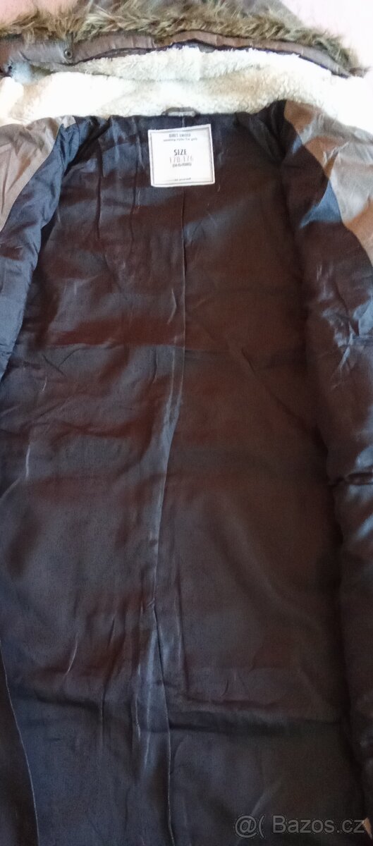 Dívčí zimní bunda ( vel. 170/176, věk 14-15 roků) - 4