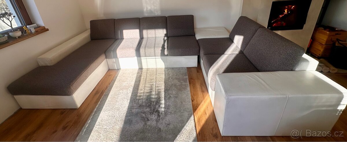 Kožená sedací souprava - 4