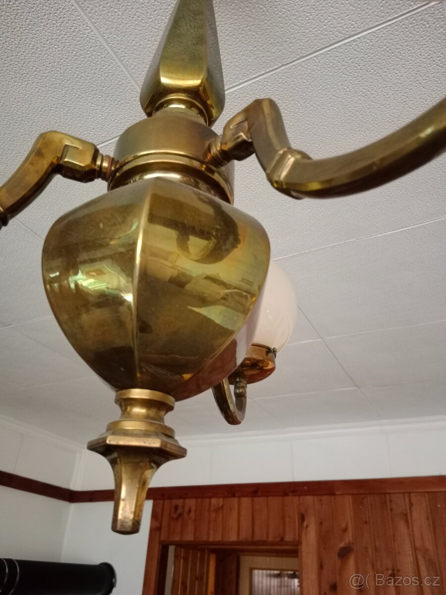 Lustr mosazný - 4