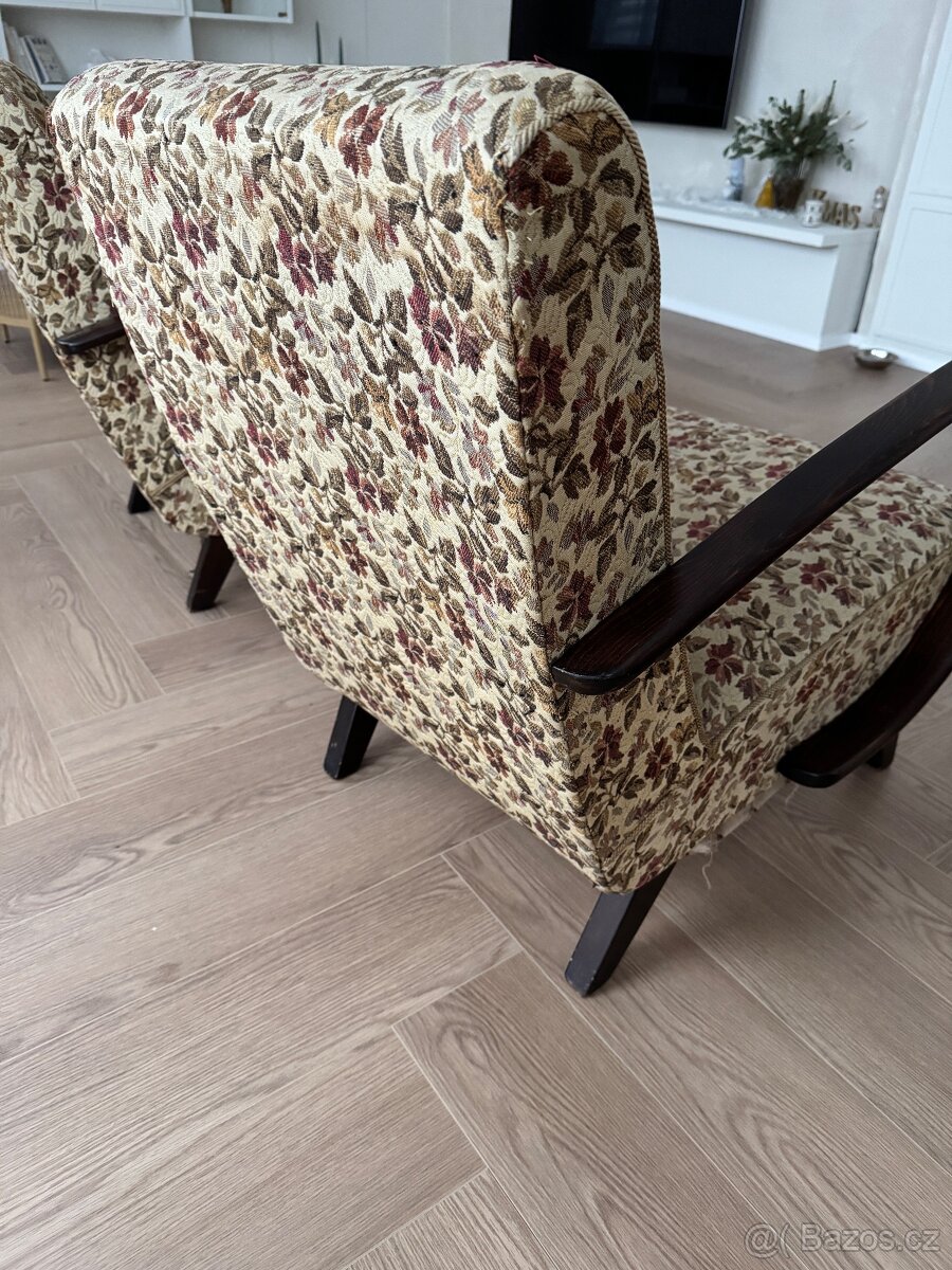 Křesla Halabala, zachovalý stav - 4