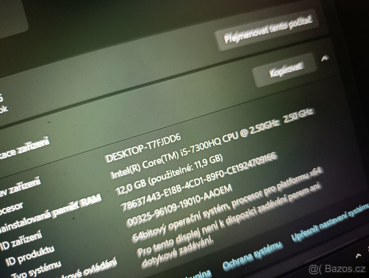 Herni HP s NVme SSD GTX 1050 4GB - 4