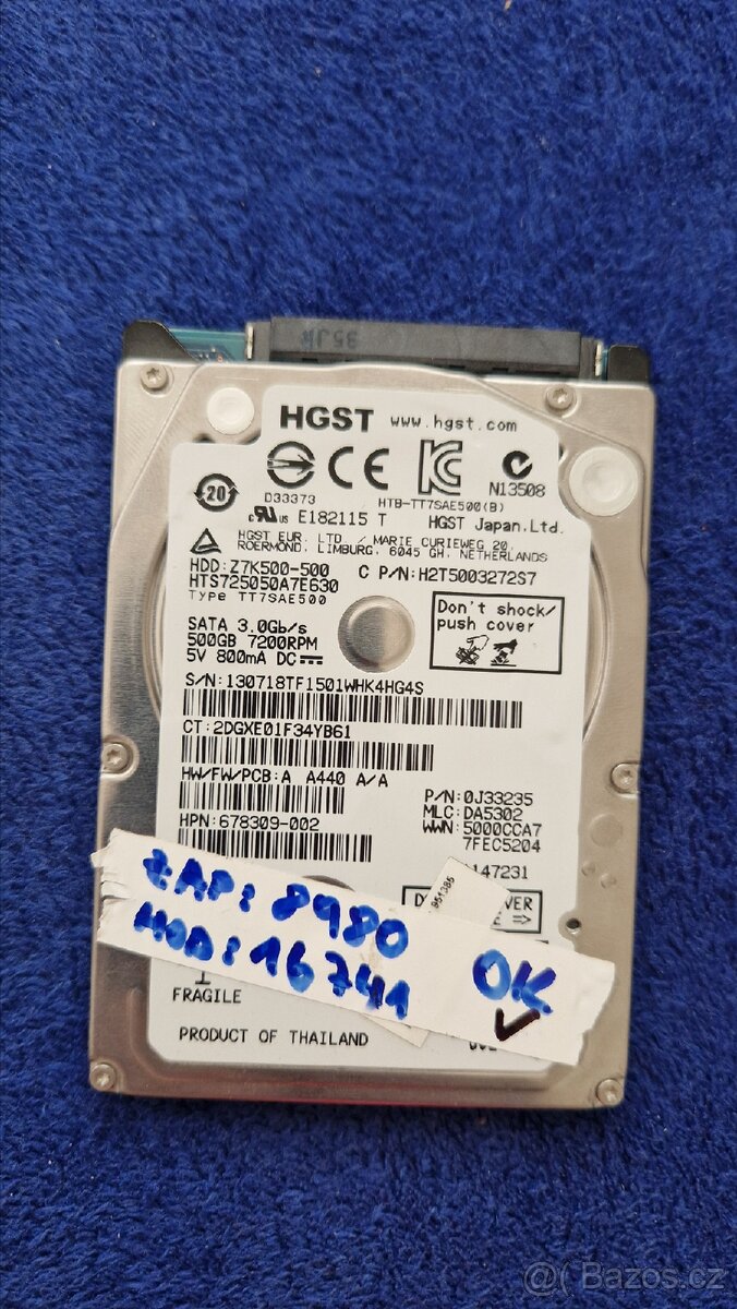 Pevné disky do PC a NTB + redukce, atd.. - 4