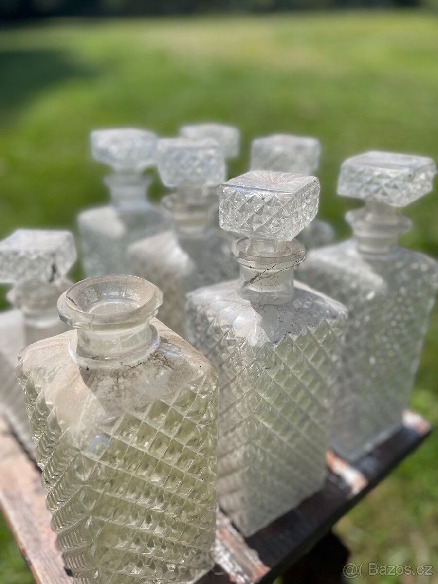 skleněné karafy - 4