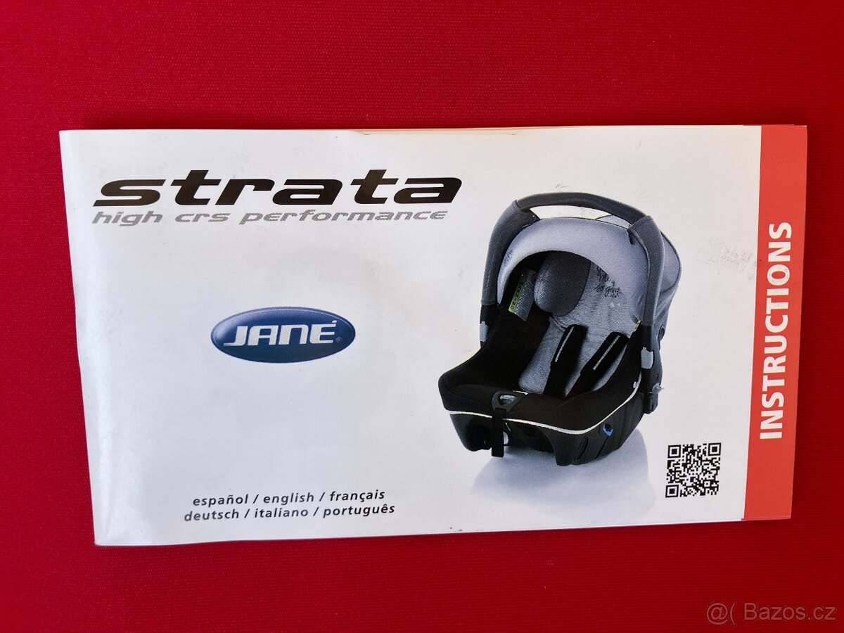 Dětská autosedačka (vajíčko) Jané Strata 0-13 kg + vložka - 4