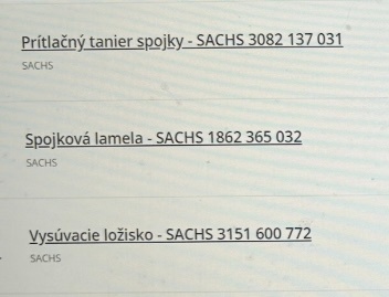 Predam novu komplet spojkovu sadu Sachs na Mercedes - 4