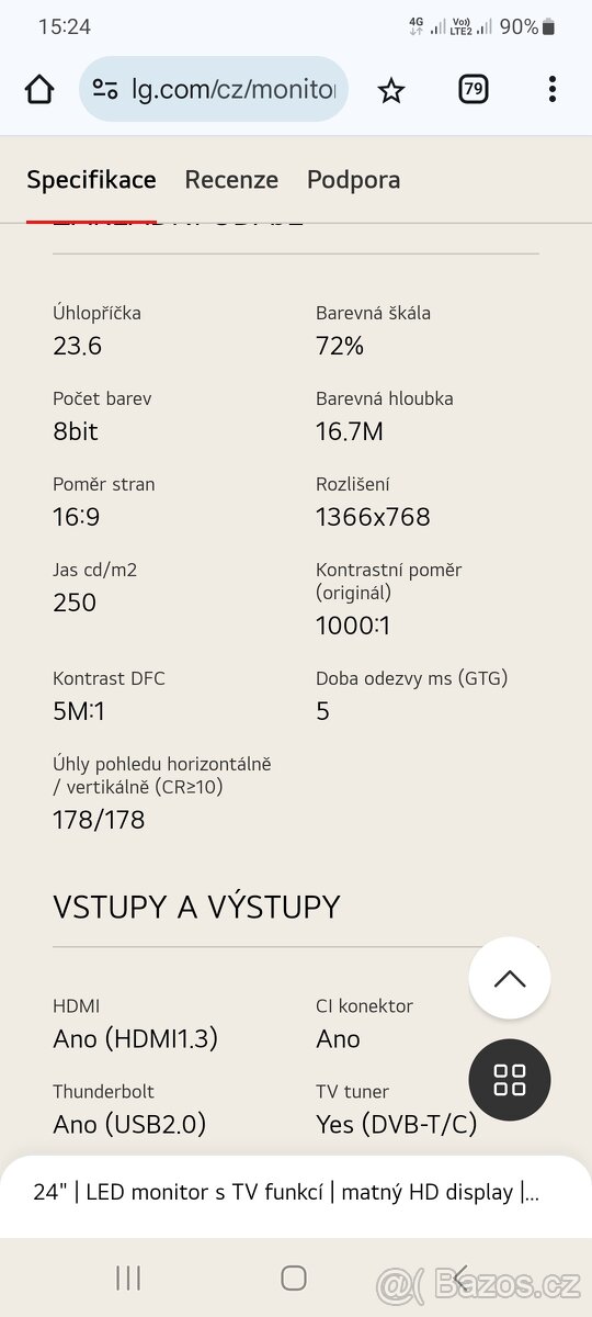 LG LED monitor s TV funkcí - 4