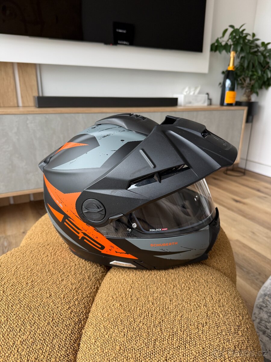 Helma Schuberth E2 Explorer Orange (M 57-58cm) - 4