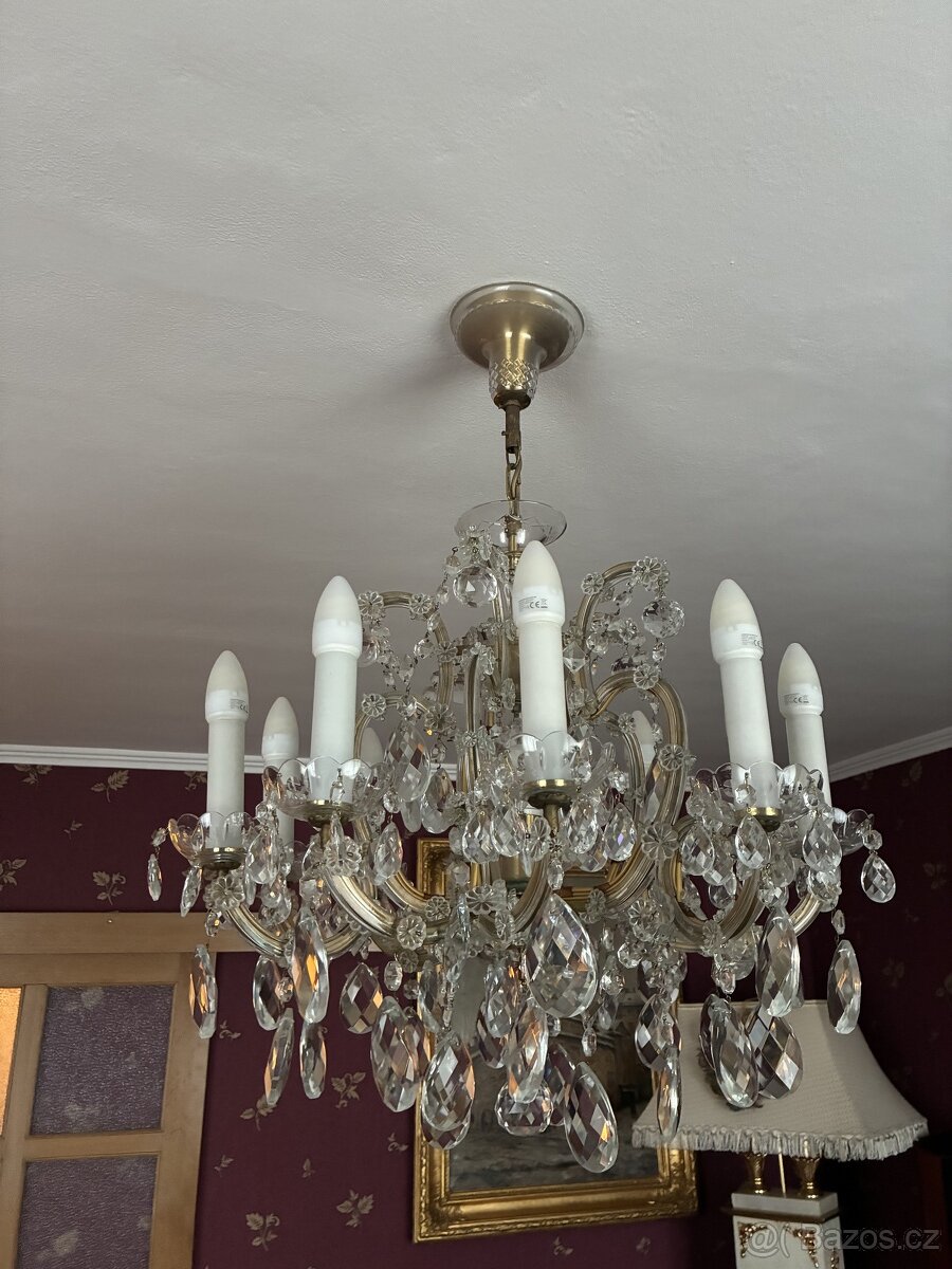 PÁROVÉ ČESKÉ KŘIŠŤÁLOVÉ LUSTRY - 4