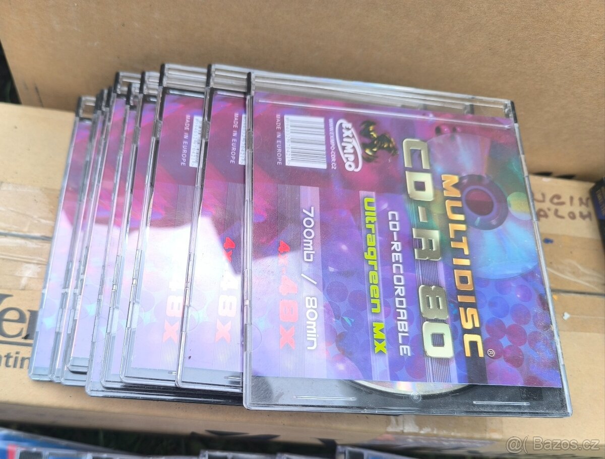 20 kusů CD-R Slim - 4