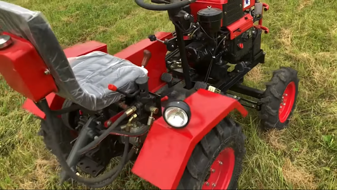 Malotraktor s dieselovym motorom - 4