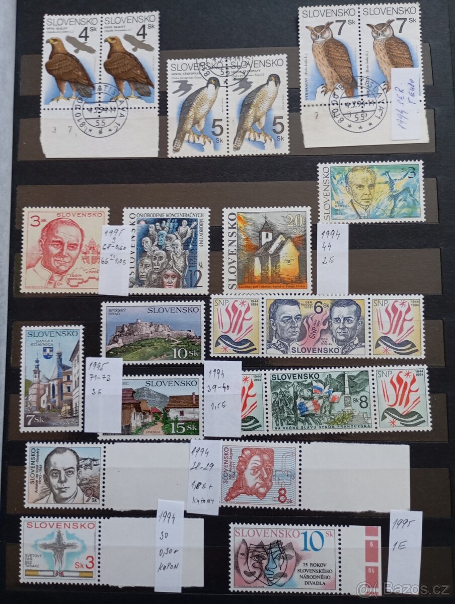 Sbirka známek Slovensko. - 4