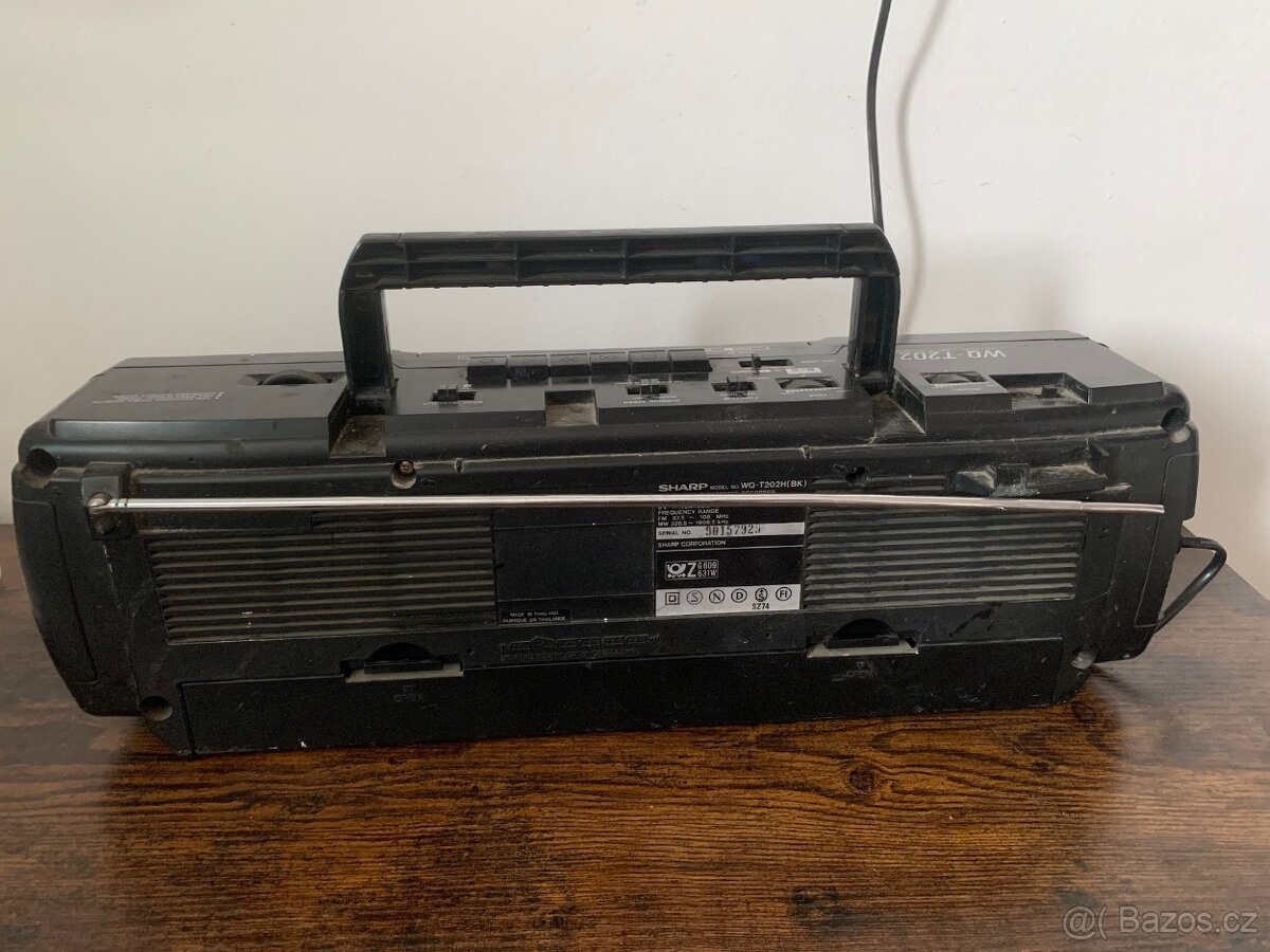 Funkční magnetofon s rádiem SHARP WQ-T202 - 4