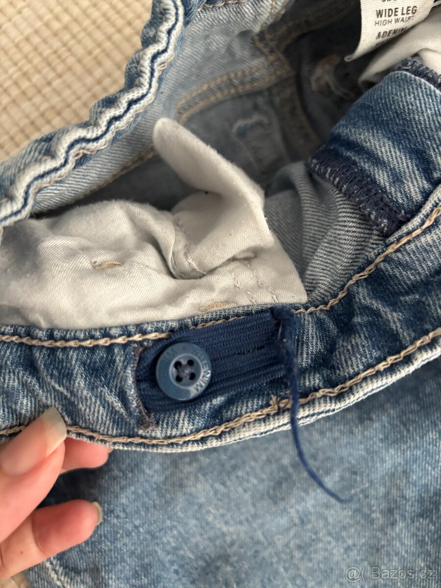 Roztrhané rifle H&M 134 - 4