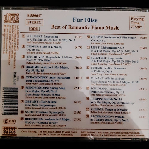 Romantický klavír (více CD, od 30,-) - 4