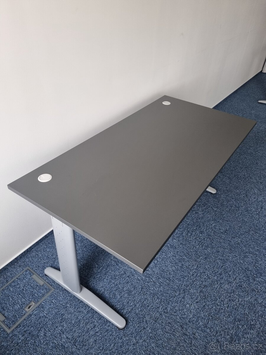 Kancelářský stůl 160x80 šedý - 4