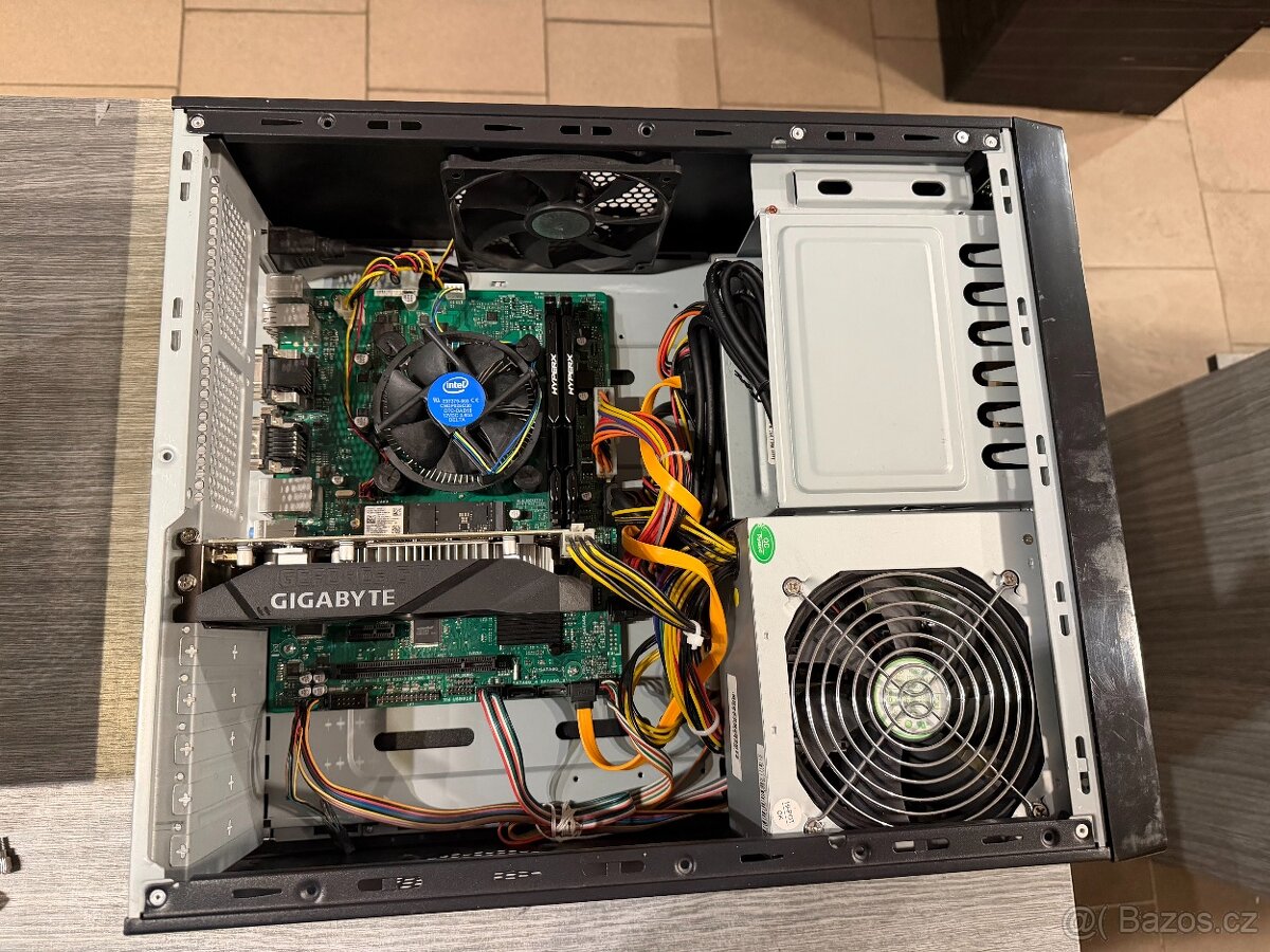 Herní PC 5. i5-8600 16GB DDR4 NVMe 256GB +500GB GTX1650S 4G - 4