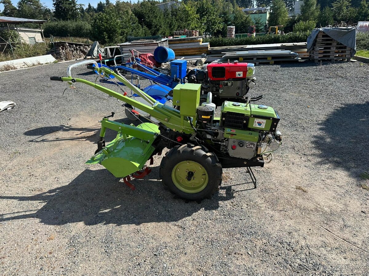 Jednoosý traktor BIZON,ZUBR + rotavátor - 4