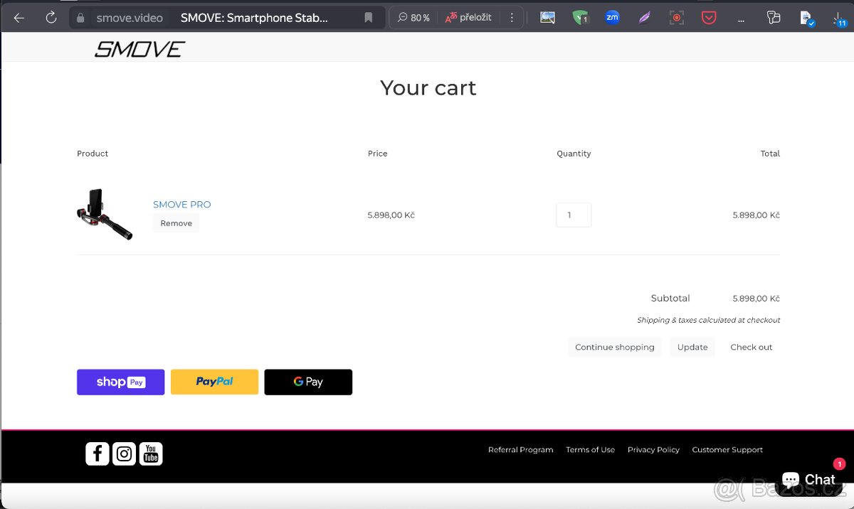 Nový 3-osý stabilizér Smove Pro: mobil, GoPro apod. - 4