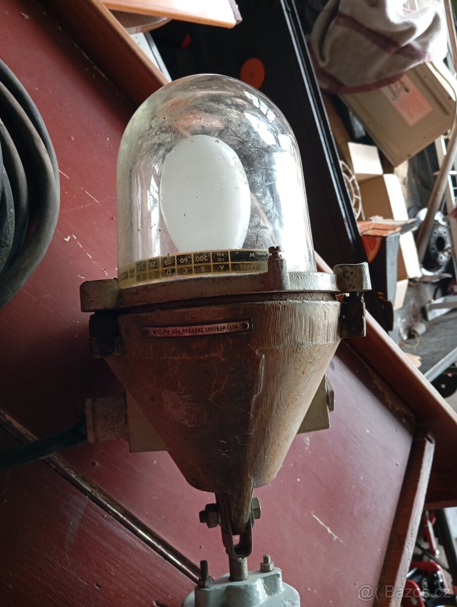 Retro industriální lampa - 4