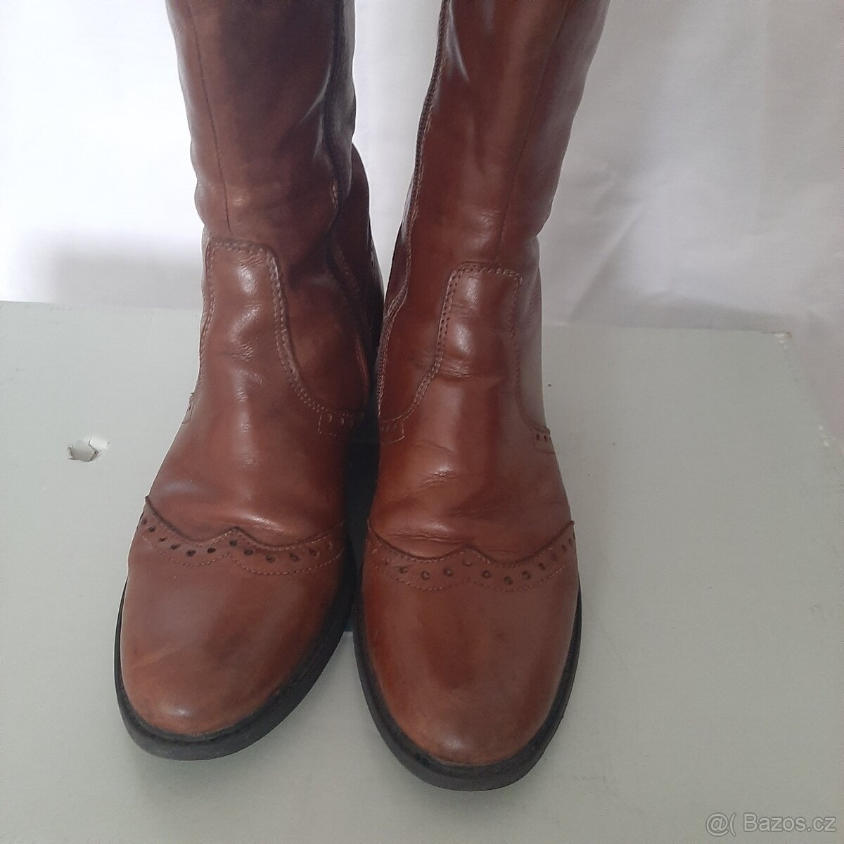 Prodám kožené kozačky vel.36 - 4