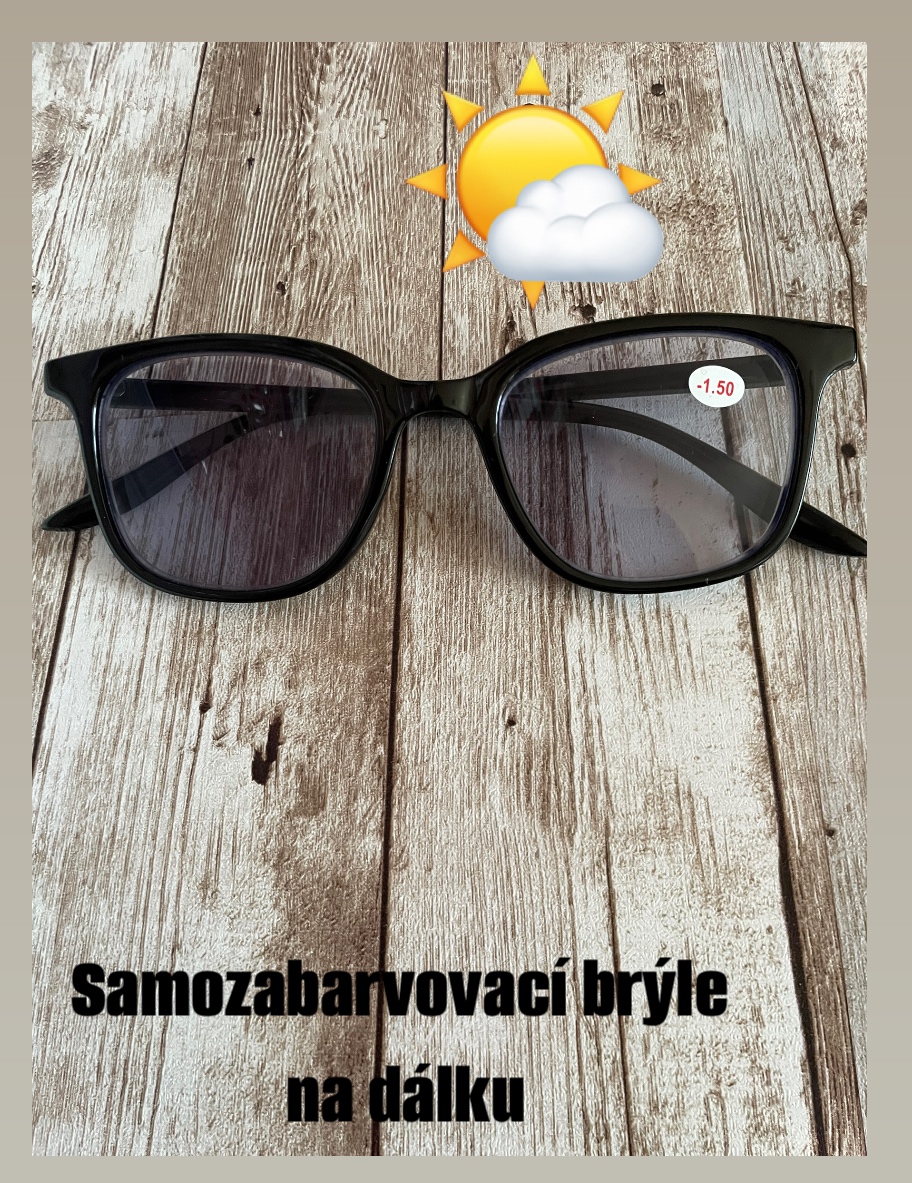 Samozatmavovací dioptrické brýle na dálku - 4