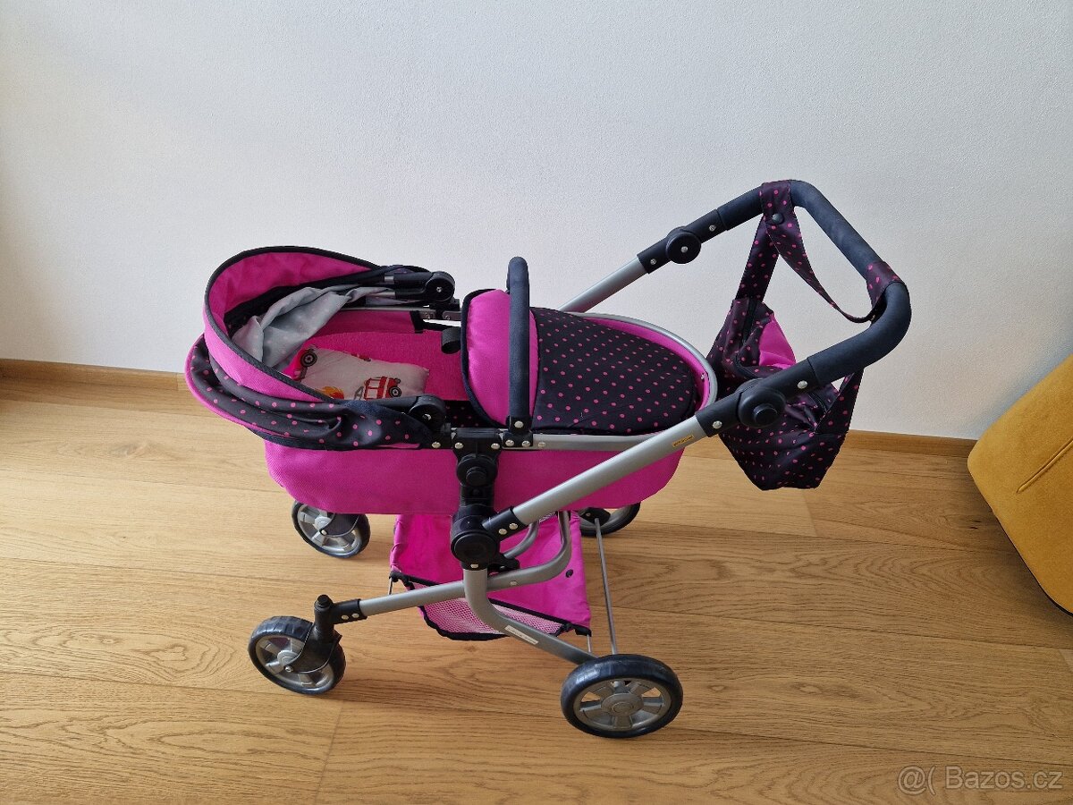Kočárek pro panenky Bayer Chic Mika 2v1 - 4