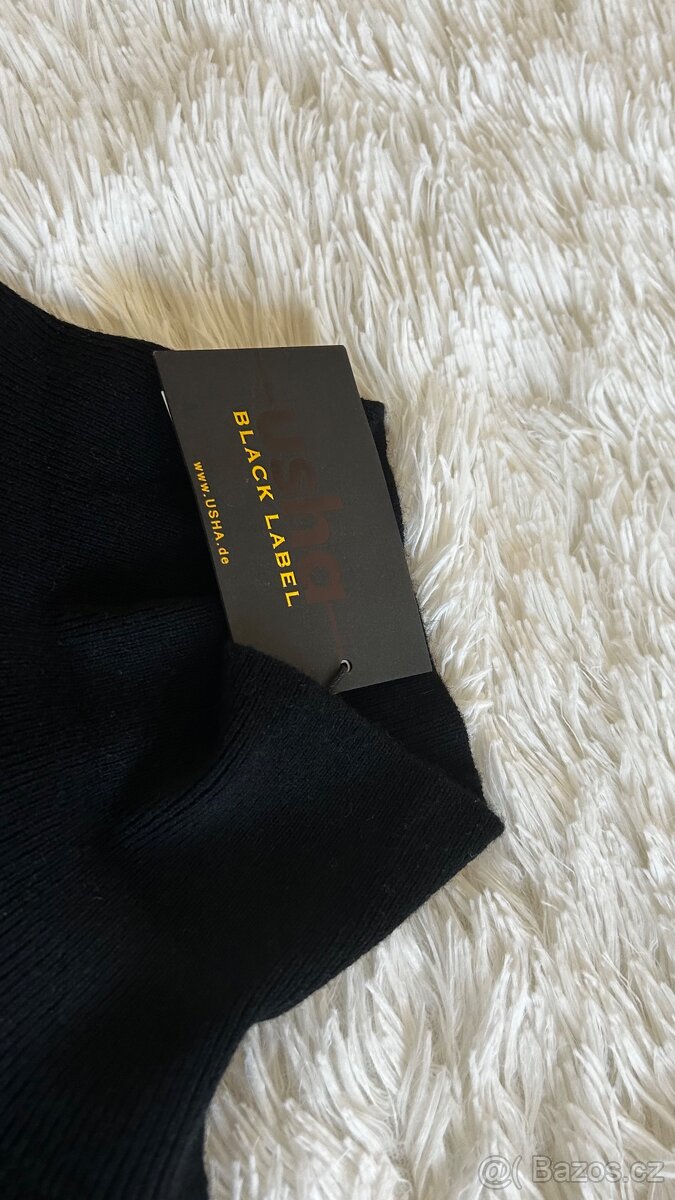 Černý svetr z vlny a kašmíru - 4