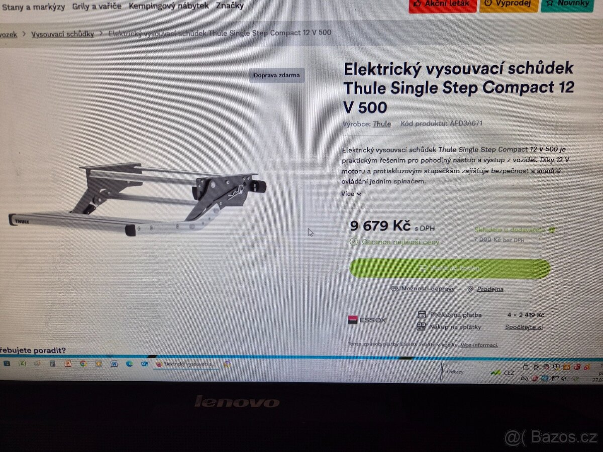 Elektrický výsuvný schůdek Thule - 4