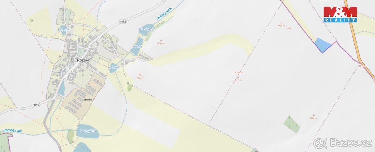 Prodej pole v Rozseči u Třeště a Svojkovicích - 4