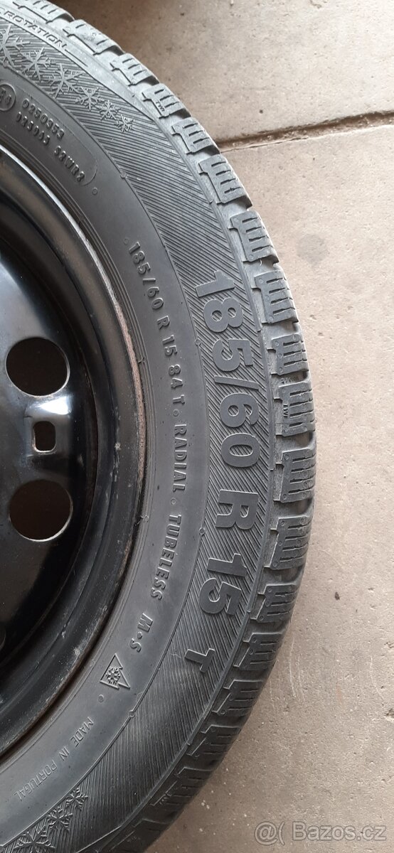 Disky+pneu+poklice 5x100 R15 - 4