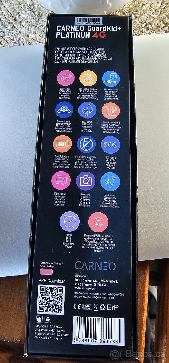 Carneo GuardKid+ 4G Platinu - 4