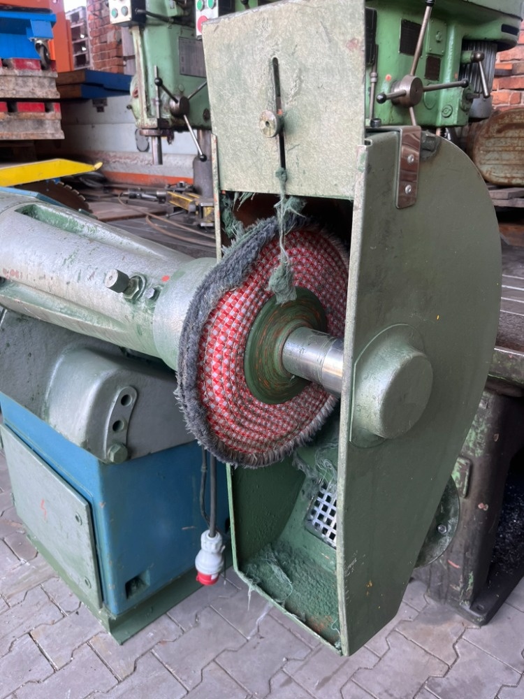 Dvoukotoučová stojanová leštička Kovofiniš, 7,5 kW - 4