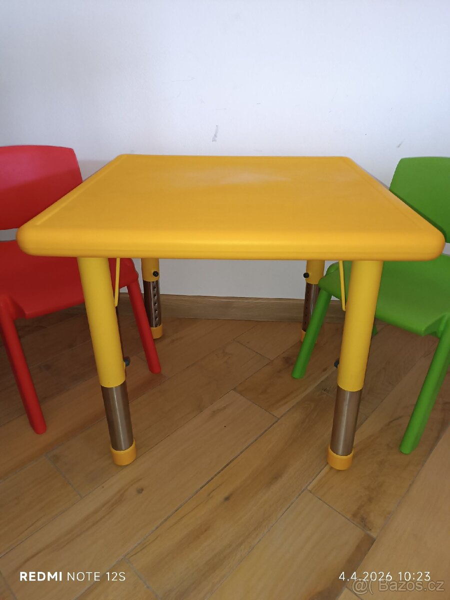 Stul Mooby 62x62cm, stavitelný+ židličky - 4