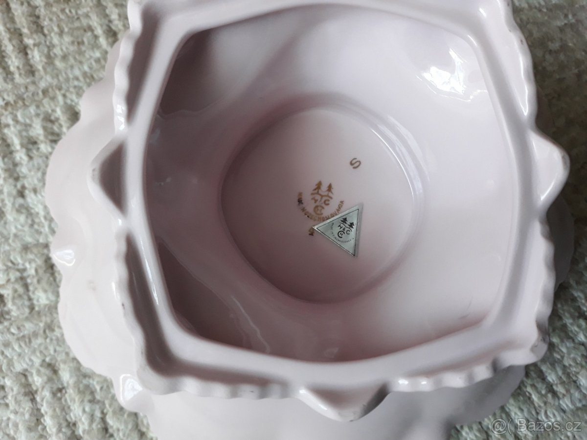 Růžový porcelán - velká souprava originál - 4