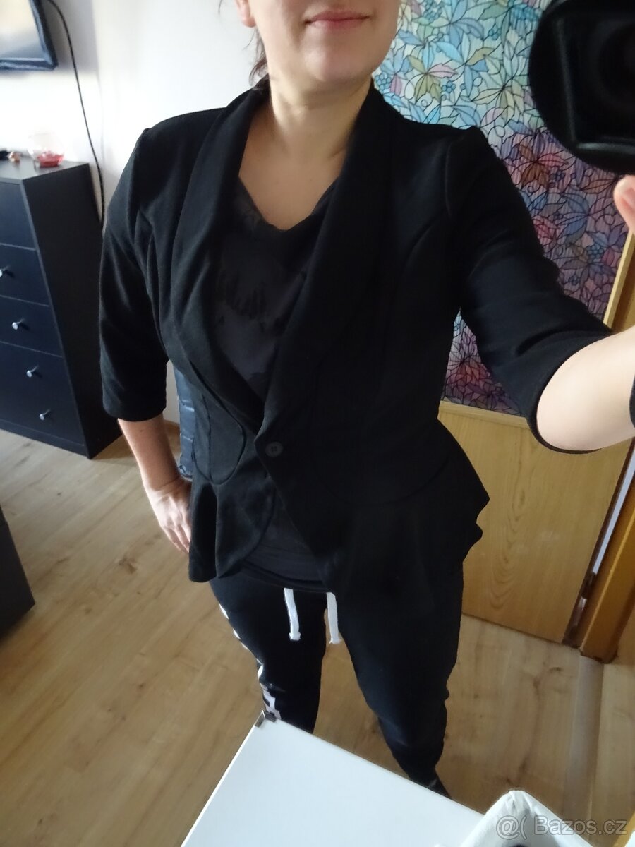 Sako, blejzr s volánovým lemem - 4