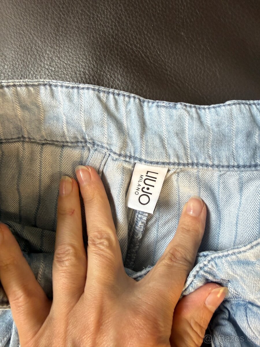 Dámské široké kalhoty- rifle luxusní značky LIU JO - 4