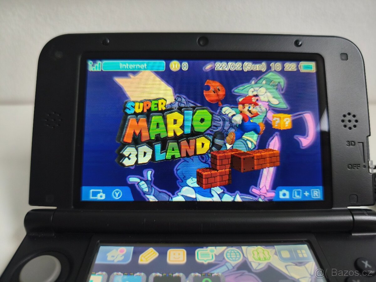 Nintendo 3DS XL (LL) Black + homebrew hack a 64GB karta - 4