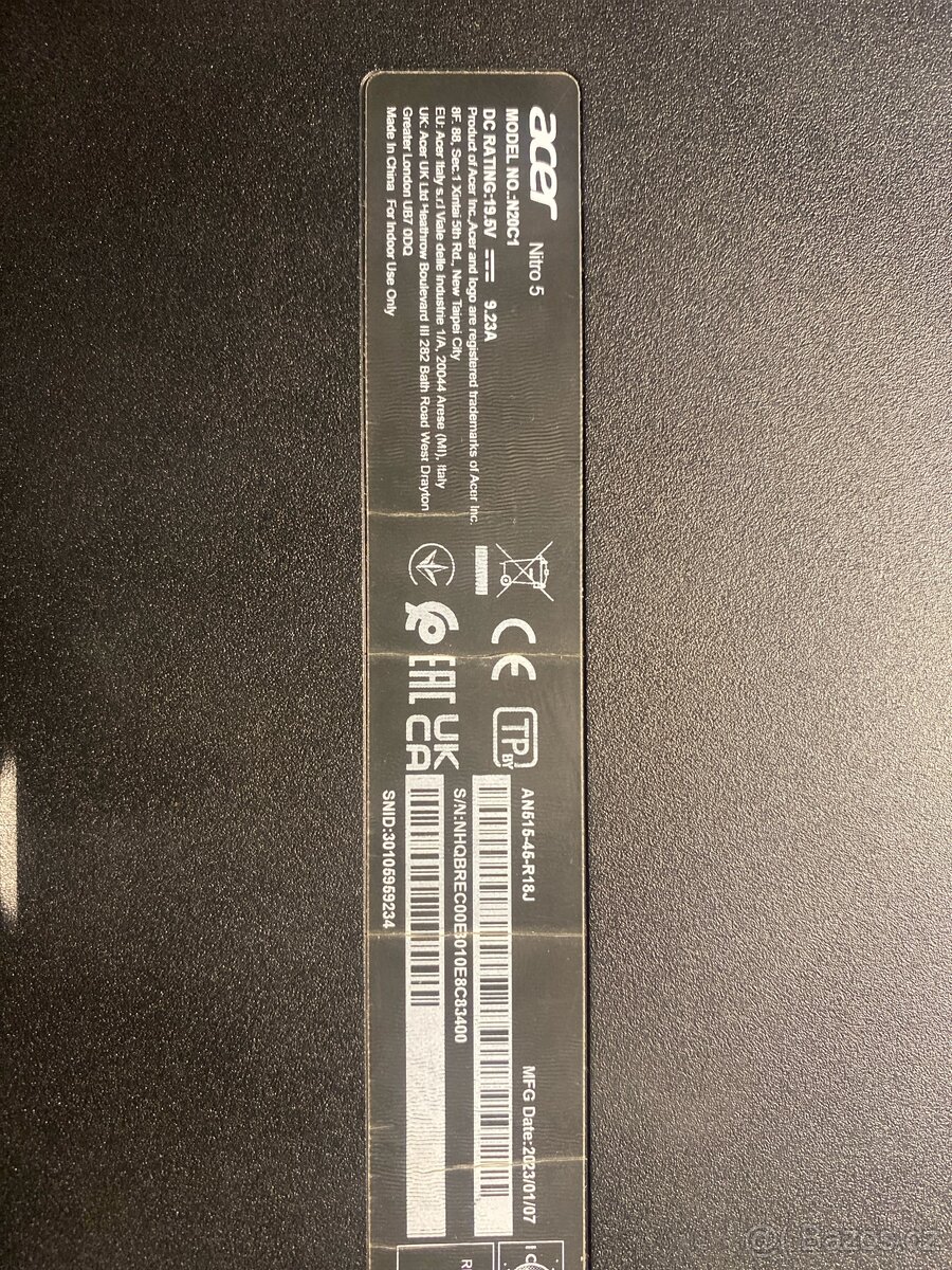 ACER NITRO 5 (AN515-45-R18J) - na náhradní díly - 4