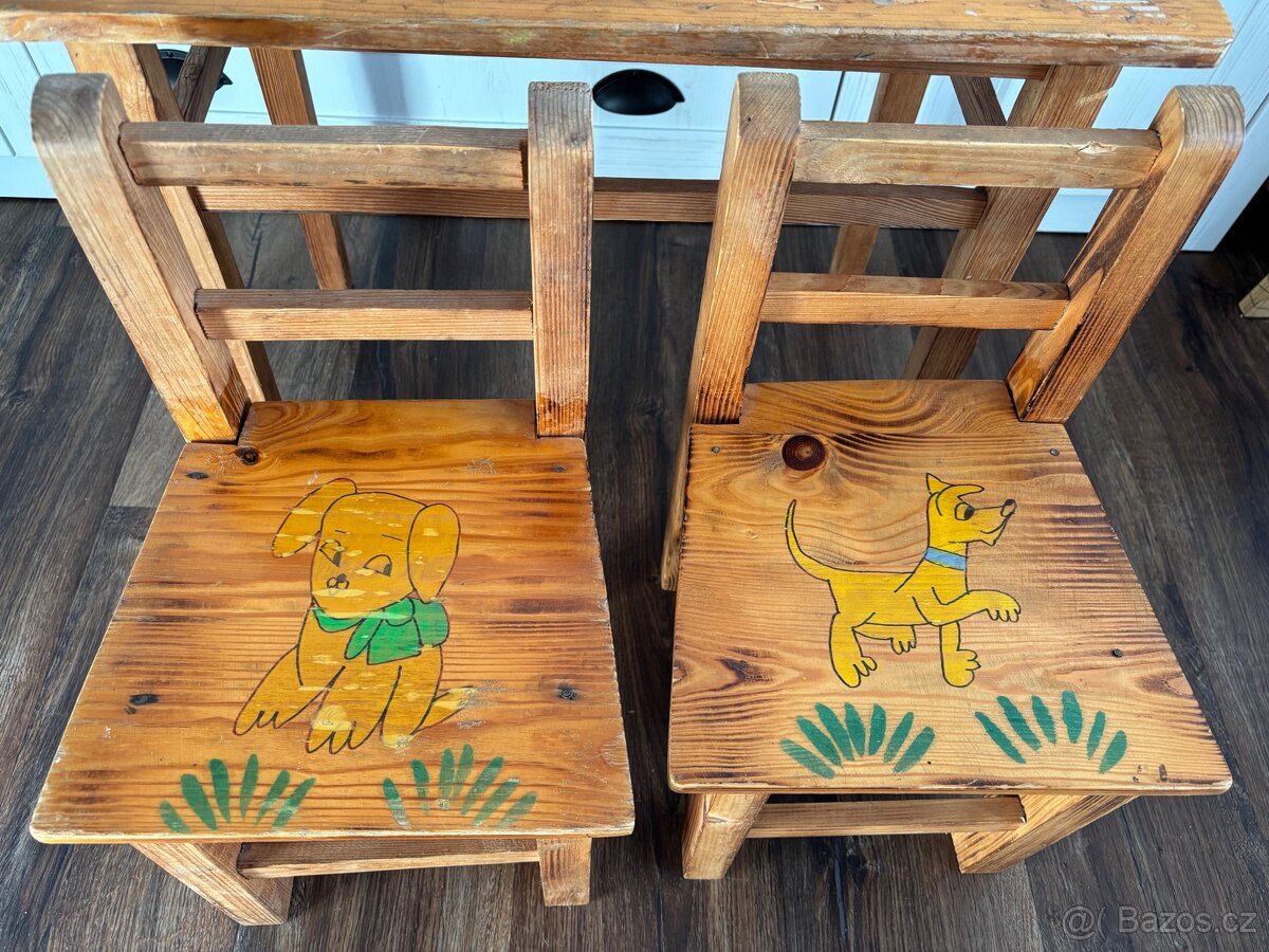 Dětský stůl a židle - 4