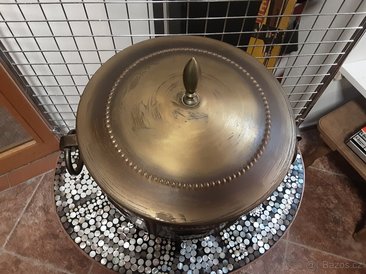 Stará mosazná nádoba - 4